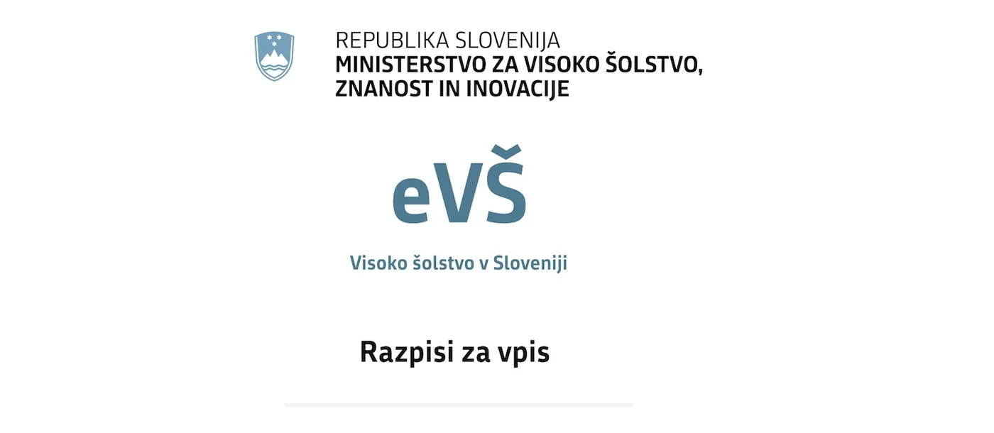 Slovenia's Ministry of Higher Education, Science and Innovation.