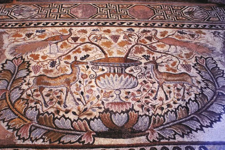 A preserved early Christian mosaic at Heraclea Lyncestis near Bitola